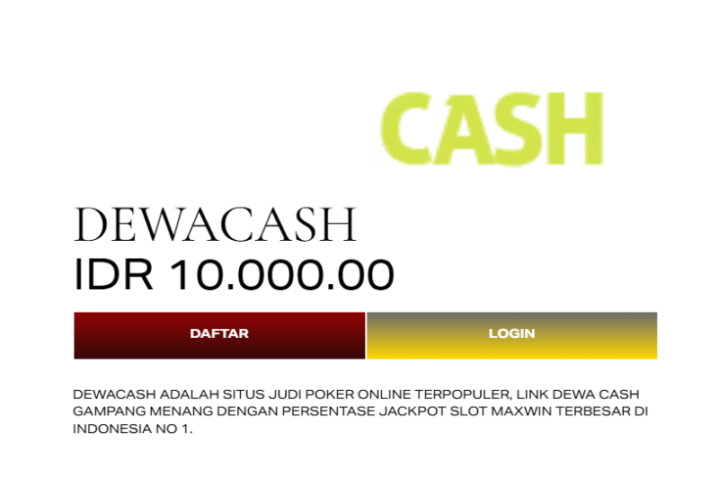 Dewacash | Situs Agen DominoQQ Judi Online