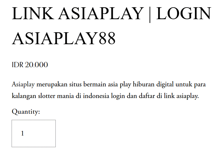 Asiaplay – Idnplay Dengan Koleksi Permainan Paling Lengkap